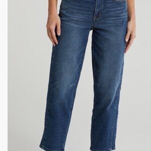 High Waist Democracy  Barrel  Blue Women's Jeans Size 14 NWT